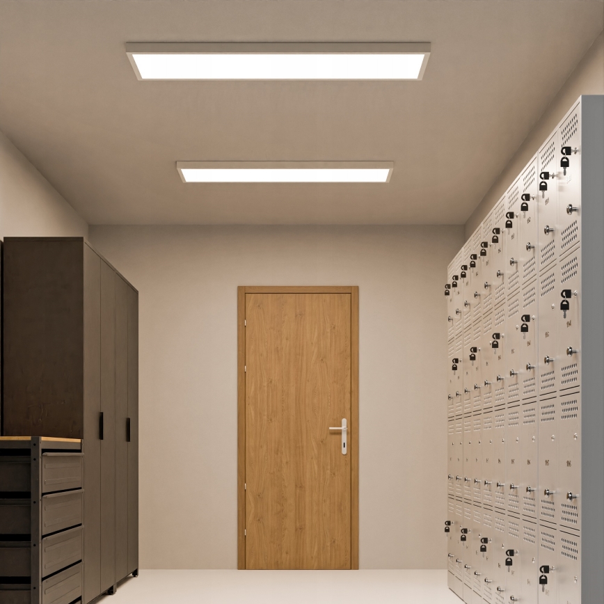 LED Přisazený panel LED/60W/230V 30x120 cm bílá