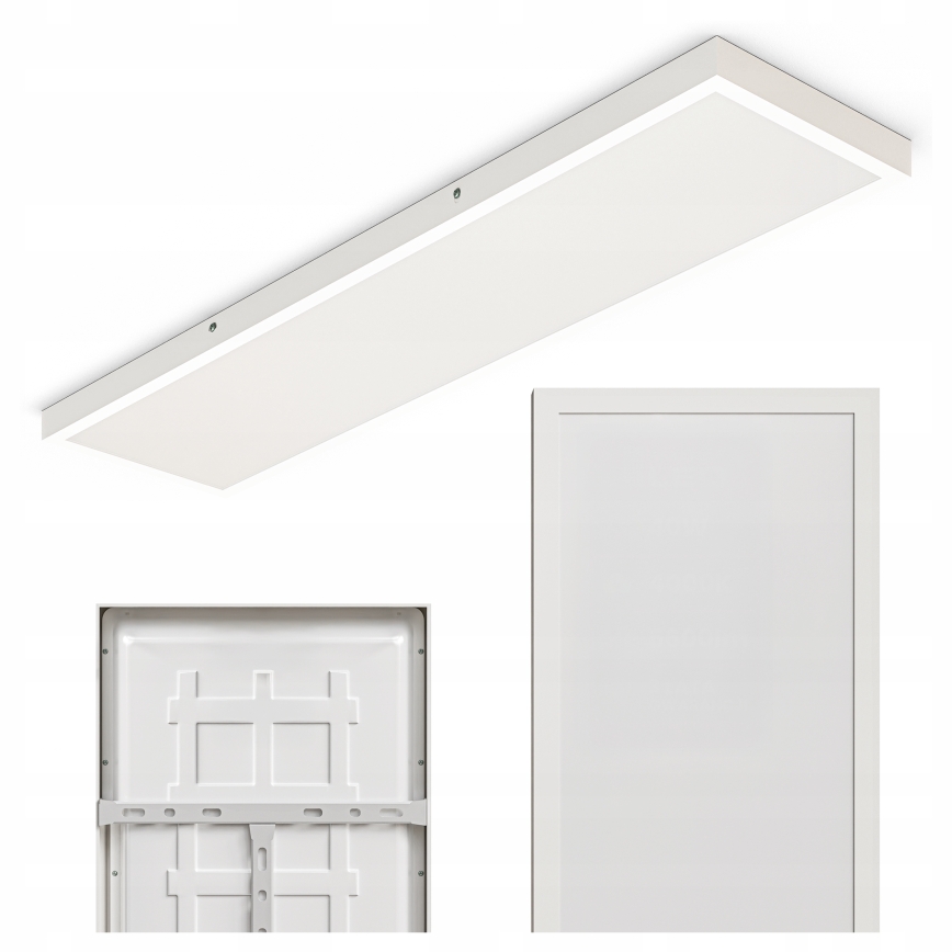 LED Přisazený panel LED/60W/230V 30x120 cm bílá