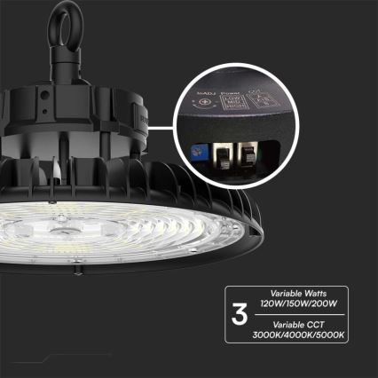 LED Průmyslové svítidlo High Bay LED/200W/230V 3000K/4000K/6000K IP65