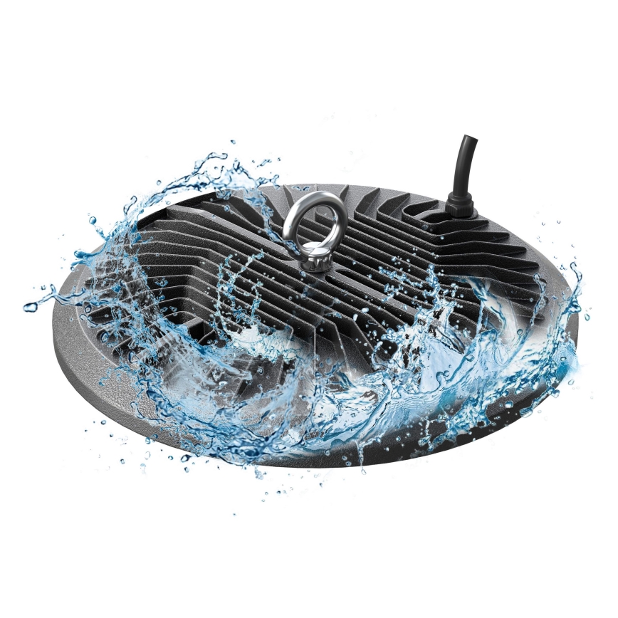 LED Průmyslové technické svítidlo HIGHBAY LED/200W/230V 4500K IP65 šedá