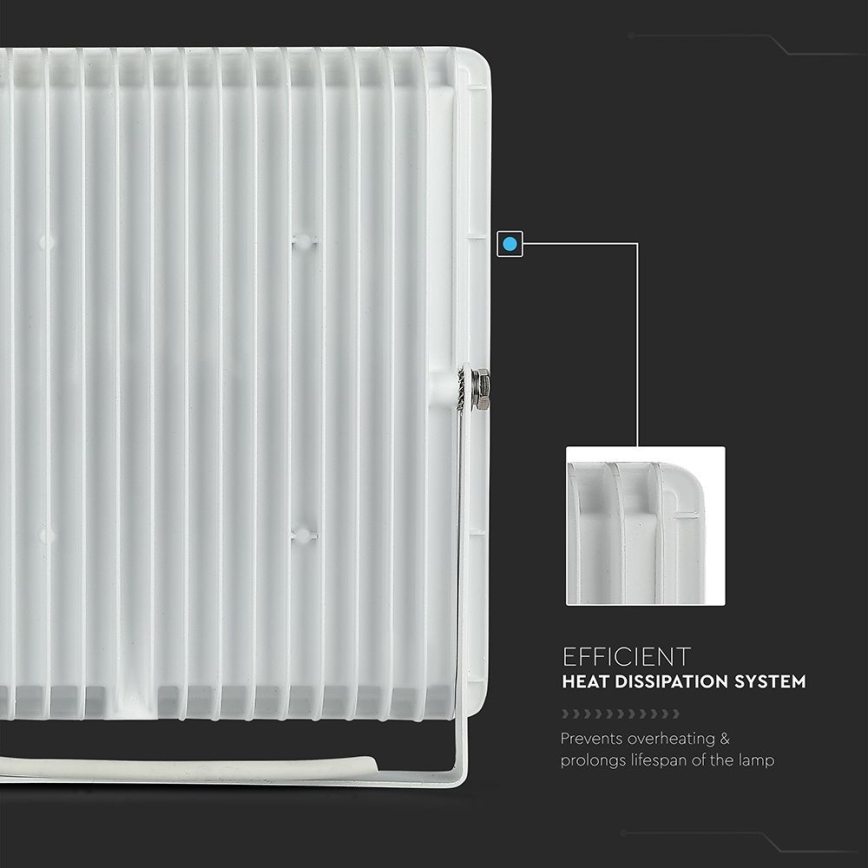 LED Reflektor LED/100W/230V 6500K IP65 bílá