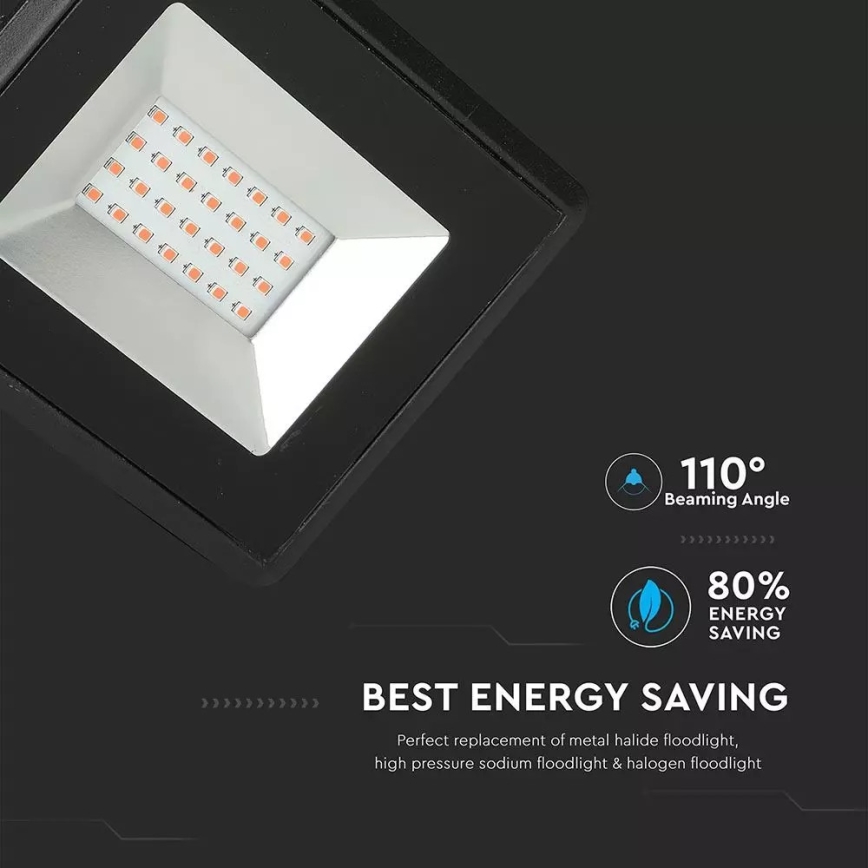 LED Reflektor LED/20W/230V IP65 růžové světlo