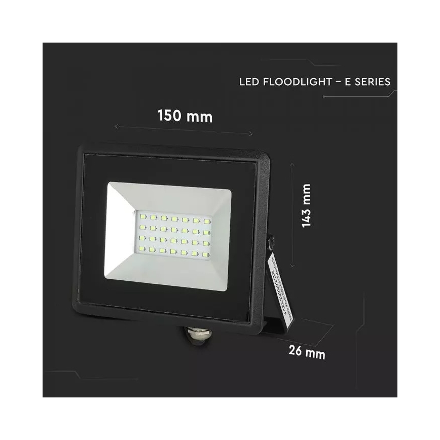 LED Reflektor LED/20W/230V IP65 zelené světlo