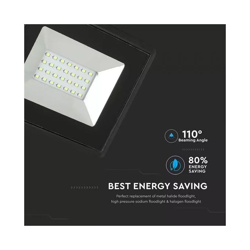 LED Reflektor LED/20W/230V IP65 zelené světlo