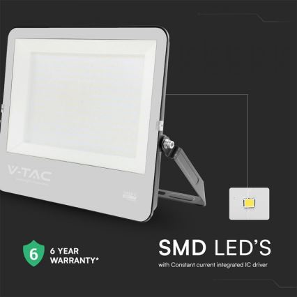 LED Reflektor LED/300W/230V 4000K IP65 černá