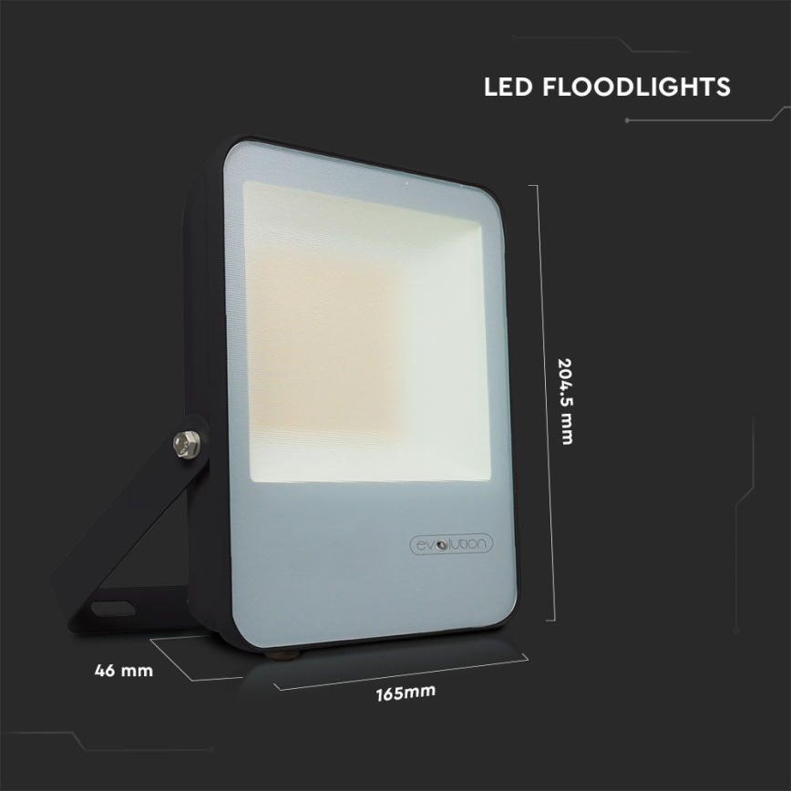LED Reflektor LED/30W/230V 6400K IP65 černá