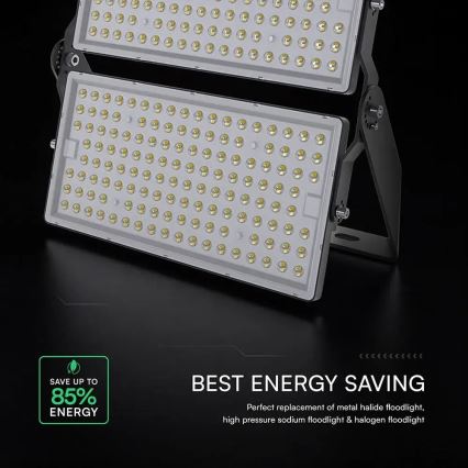 LED Reflektor LED/500W/230V 6500K IP65 šedá
