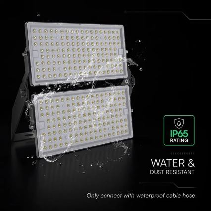 LED Reflektor LED/500W/230V 6500K IP65 šedá