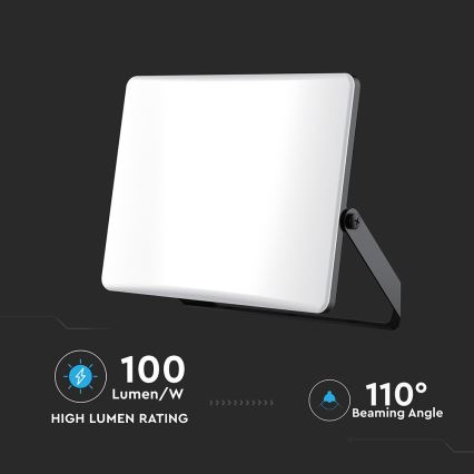 LED Reflektor LED/50W/230V 3000/4000/6500K IP65 černá