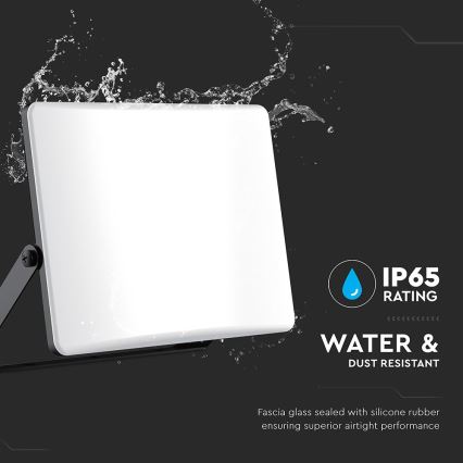LED Reflektor LED/50W/230V 3000/4000/6500K IP65 černá