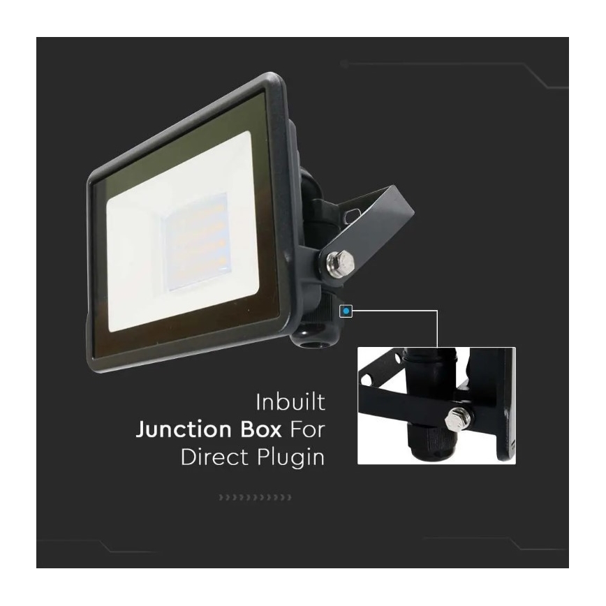 LED Reflektor s přímým napojením SAMSUNG CHIP LED/20W/230V IP65 6500K