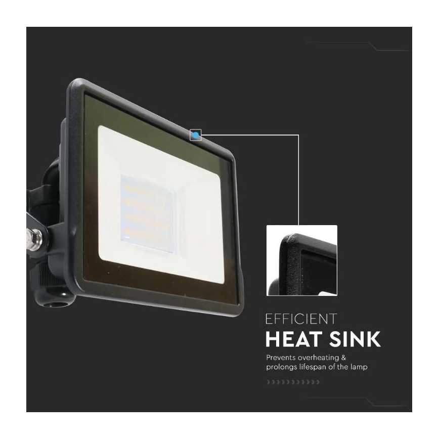 LED Reflektor s přímým napojením SAMSUNG CHIP LED/20W/230V IP65 6500K