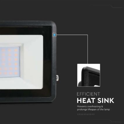 LED Reflektor s přímým napojením SAMSUNG CHIP LED/30W/230V IP65 4000K