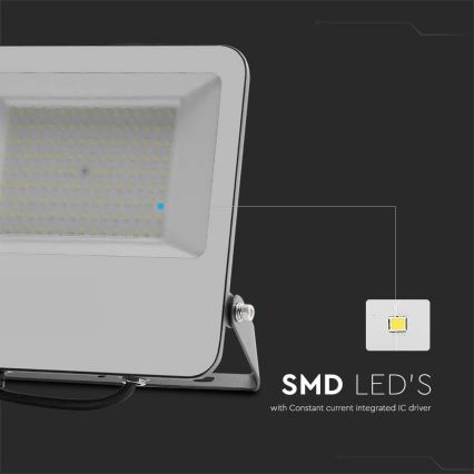 LED Reflektor SAMSUNG CHIP LED/100W/230V 4000K IP65 černá