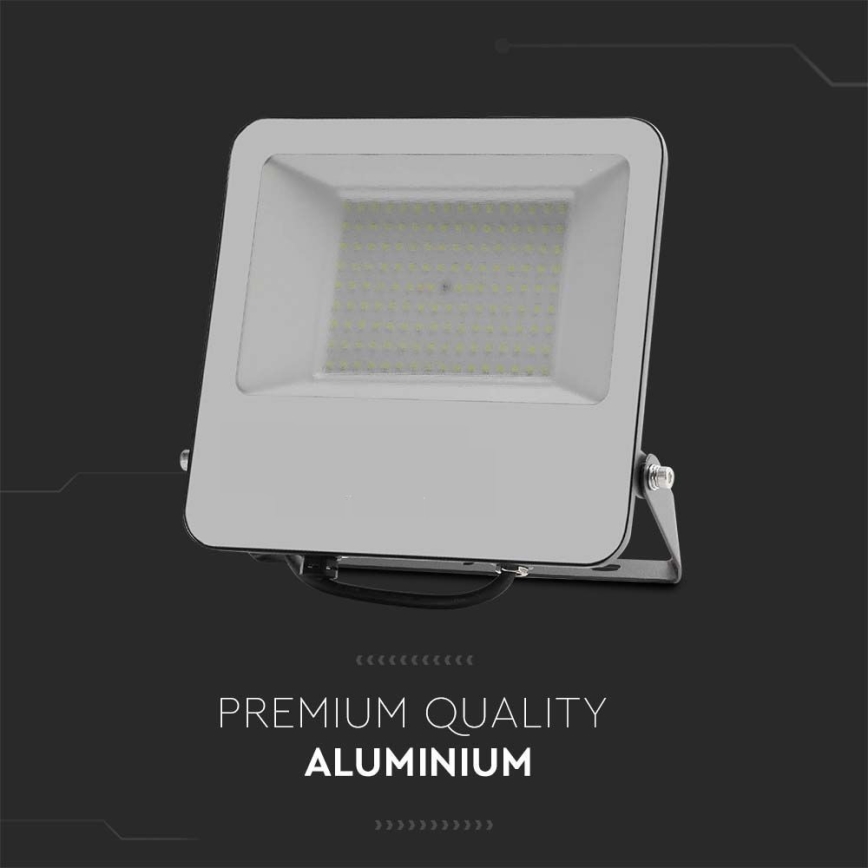 LED Reflektor SAMSUNG CHIP LED/100W/230V 4000K IP65 černá