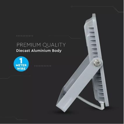 LED Reflektor SAMSUNG CHIP LED/100W/230V IP65 6400K šedá