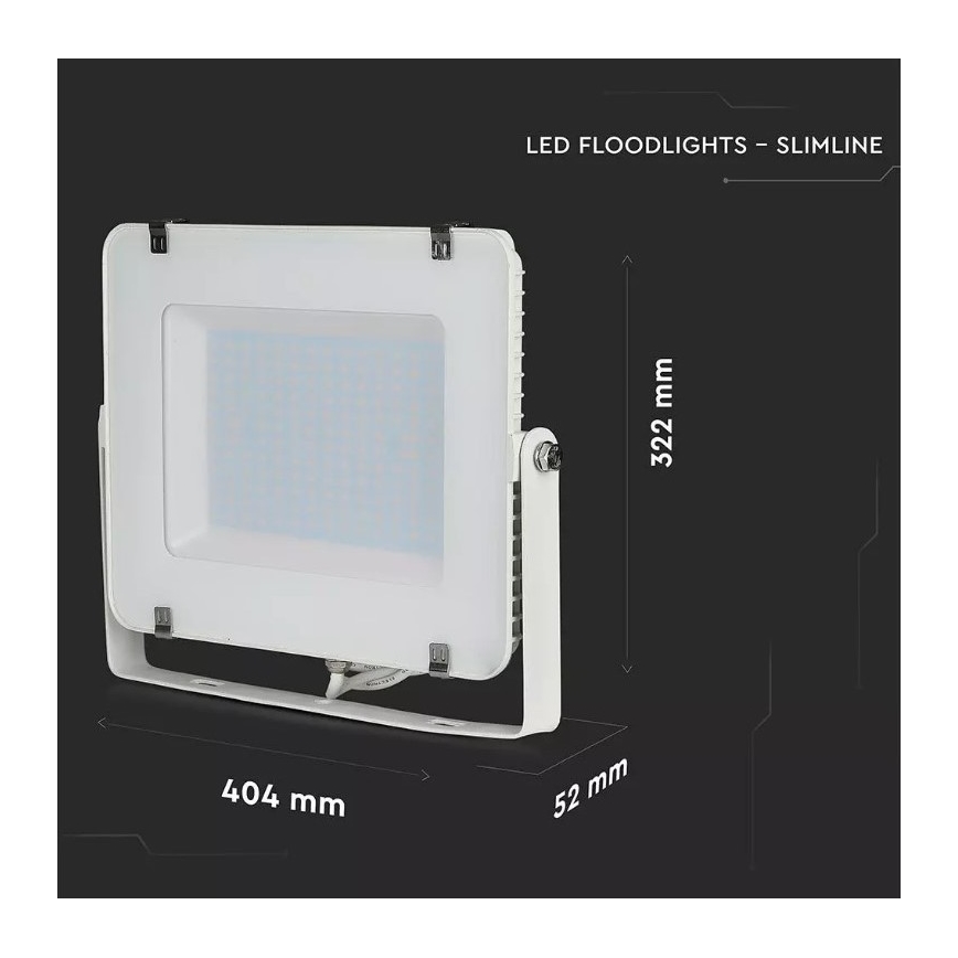 LED Reflektor SAMSUNG CHIP LED/150W/230V 3000K IP65 bílá