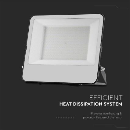 LED Reflektor SAMSUNG CHIP LED/200W/230V 4000K IP65 černá
