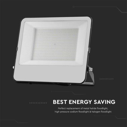 LED Reflektor SAMSUNG CHIP LED/200W/230V 4000K IP65 černá