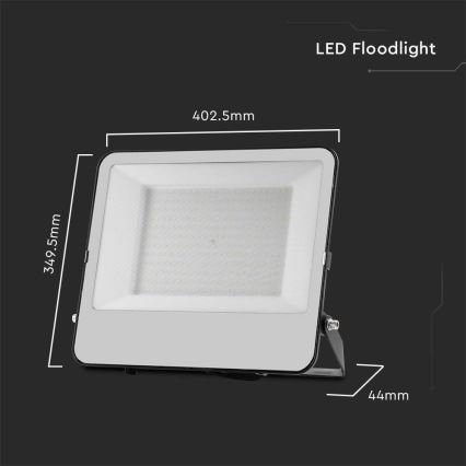 LED Reflektor SAMSUNG CHIP LED/200W/230V 4000K IP65 černá