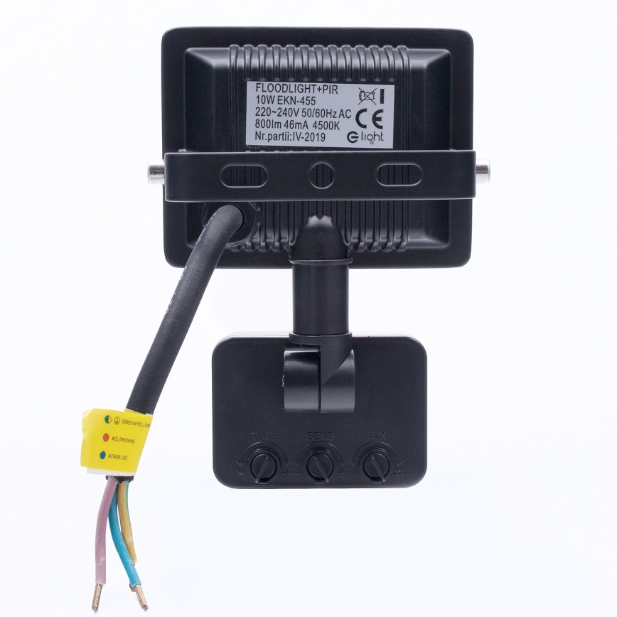 LED Reflektor se senzorem LED/10W/230V IP65 4500K
