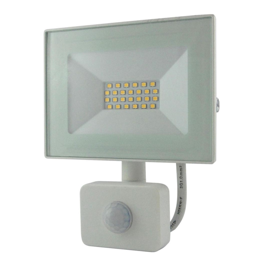 LED Reflektor se senzorem LED/20W/230V IP64 1600lm 4200K