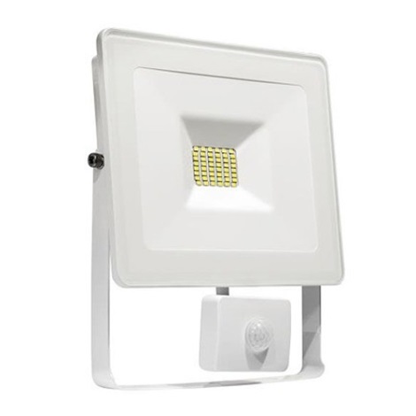 LED Reflektor se senzorem NOCTIS LUX LED/20W/230V IP44 bílá IP44