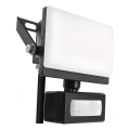 LED Reflektor se senzorem pohybu a soumraku TAMBO EVO LED/10W/230V 4000K IP44 černá