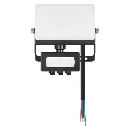 LED Reflektor se senzorem pohybu a soumraku TAMBO EVO LED/10W/230V 4000K IP44 černá