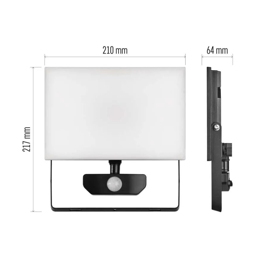 LED Reflektor se senzorem TAMBO LED/50W/230V 4000K IP54