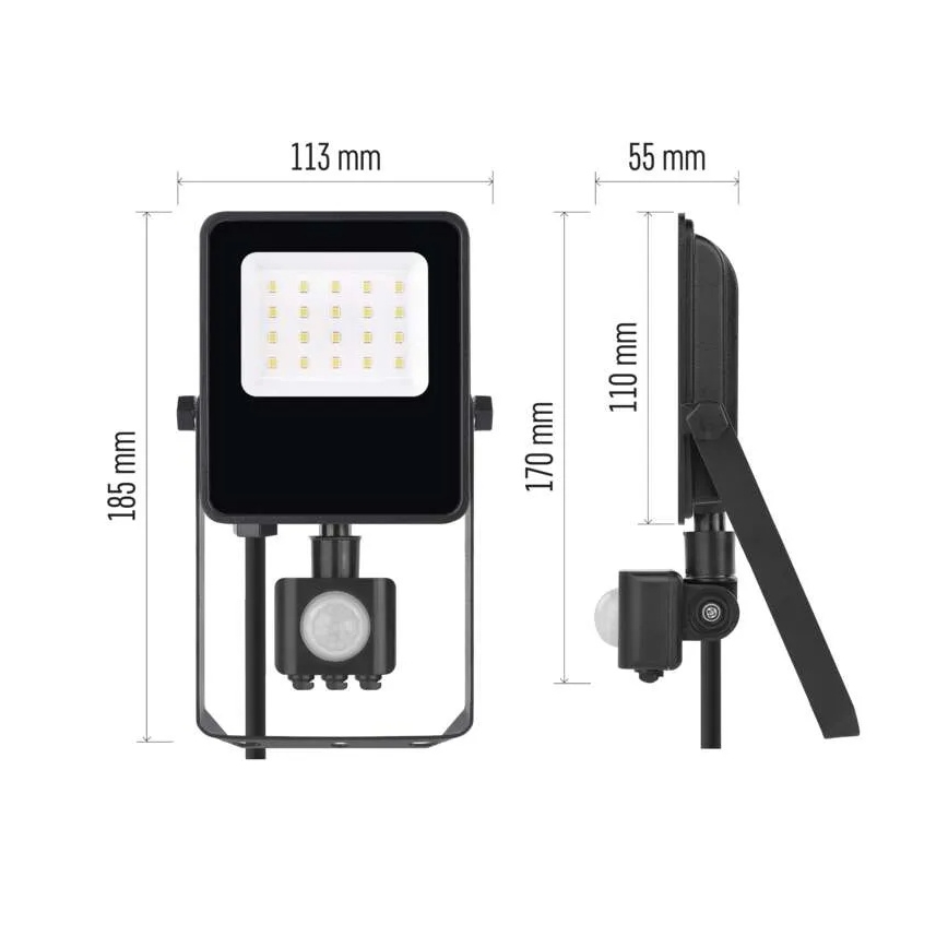 LED Reflektor se senzorem VISIO LED/10W/230V 4000K IP65