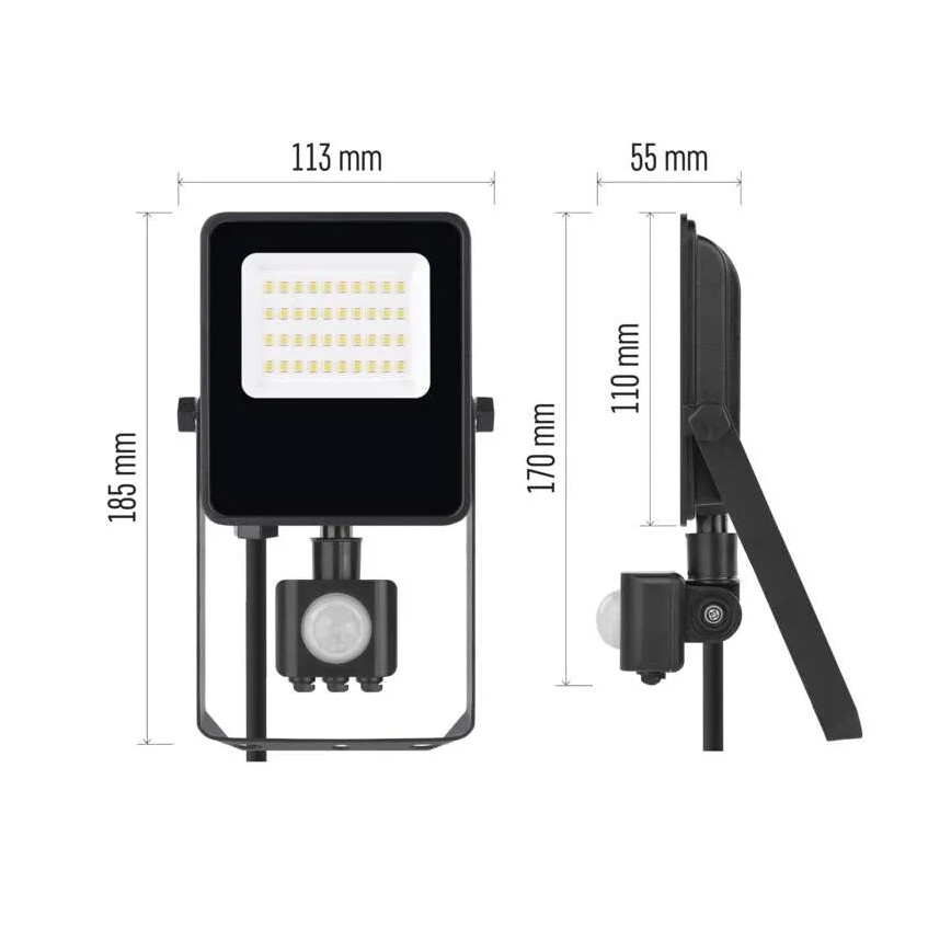 LED Reflektor se senzorem VISIO LED/20W/230V 4000K IP65