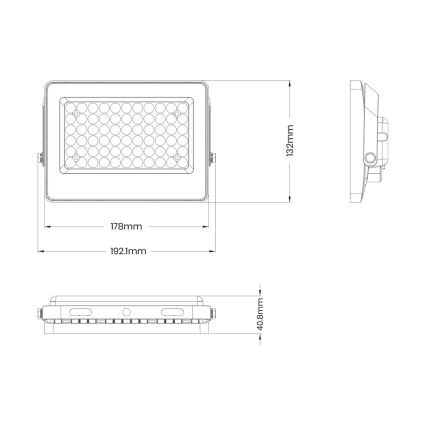 LED Reflektor se solárním panelem FOCUS 60W/10000 mAh 3,2V 6000K IP65 + dálkové ovládání