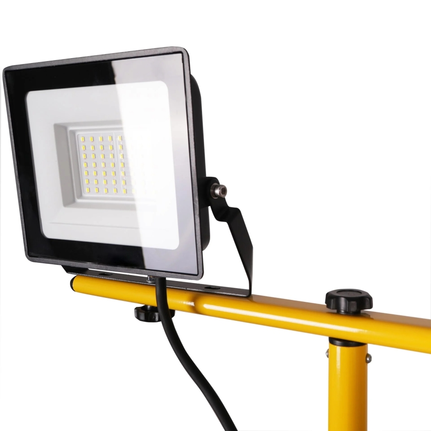 LED Reflektor se stojanem 2xLED/30W/230V 6500K IP65 žlutá