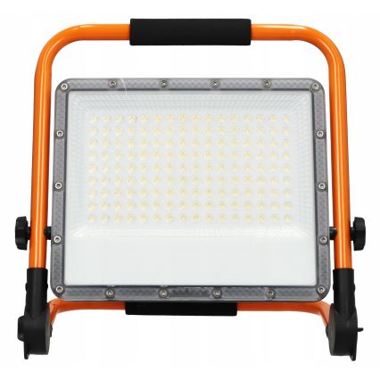 LED Reflektor se stojanem LED/100W/230V 4500K IP65 oranžová