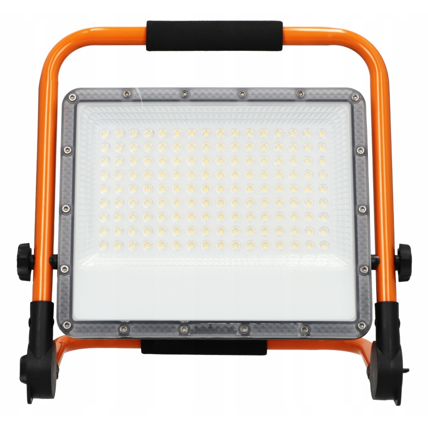 LED Reflektor se stojanem LED/100W/230V 4500K IP65 oranžová