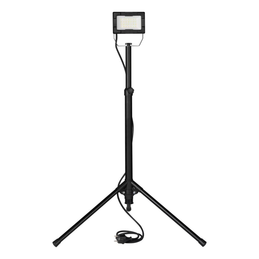 LED Reflektor se stojanem LED/20W/230V 5000K IP65 černá
