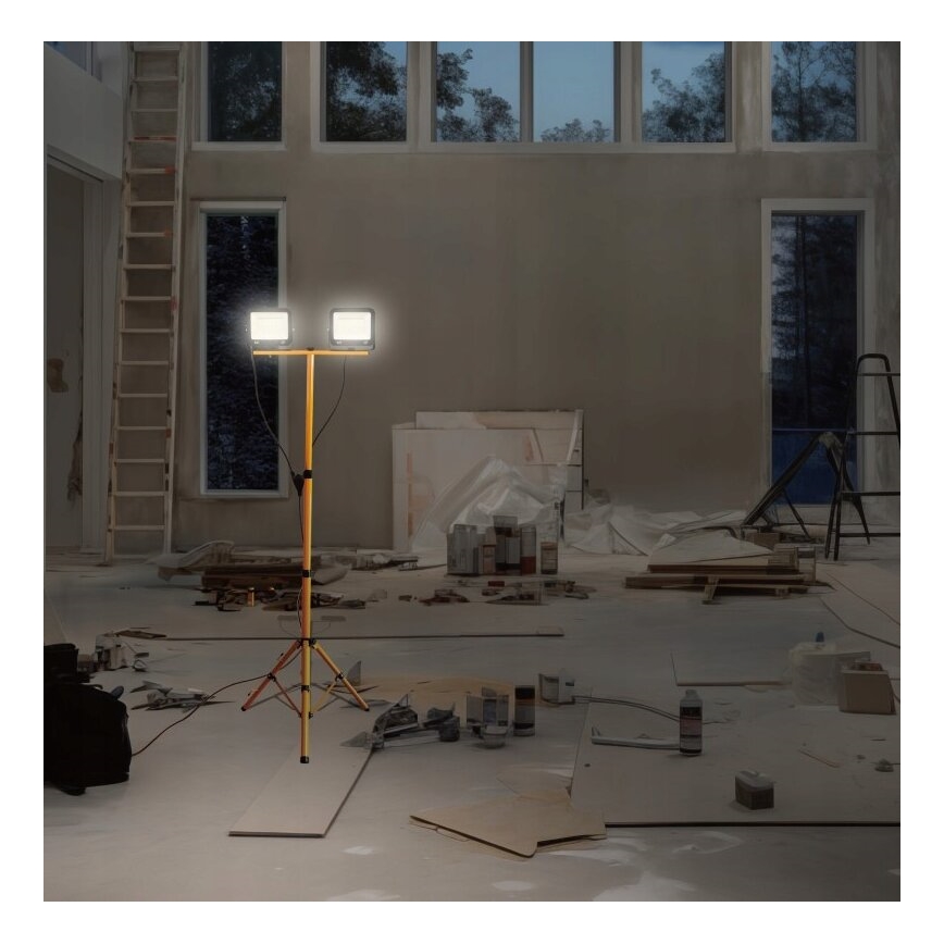 LED Reflektor se stojanem NOCTIS 2xLED/50W/230V 4000K IP65