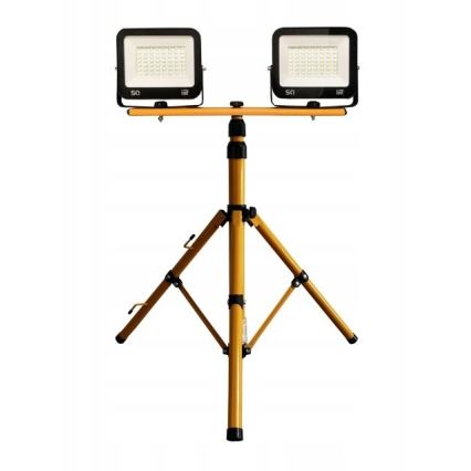 LED Reflektor se stojanem NOCTIS 2xLED/50W/230V 4000K IP65