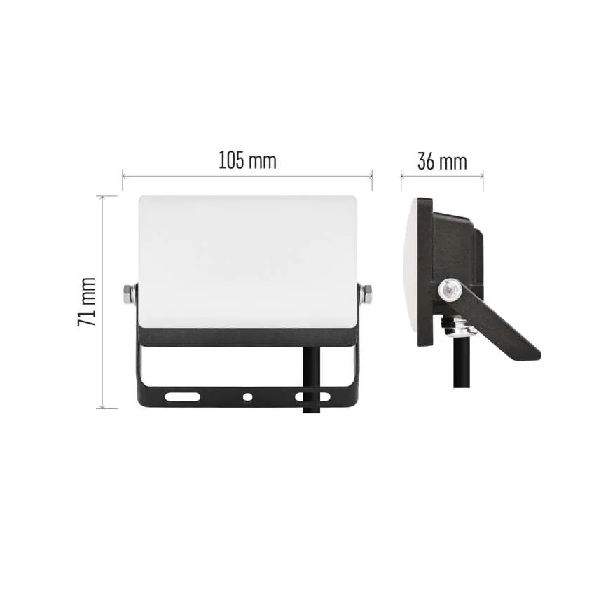 LED Reflektor TAMBO EVO LED/10W/230V 4000K IP65 černá