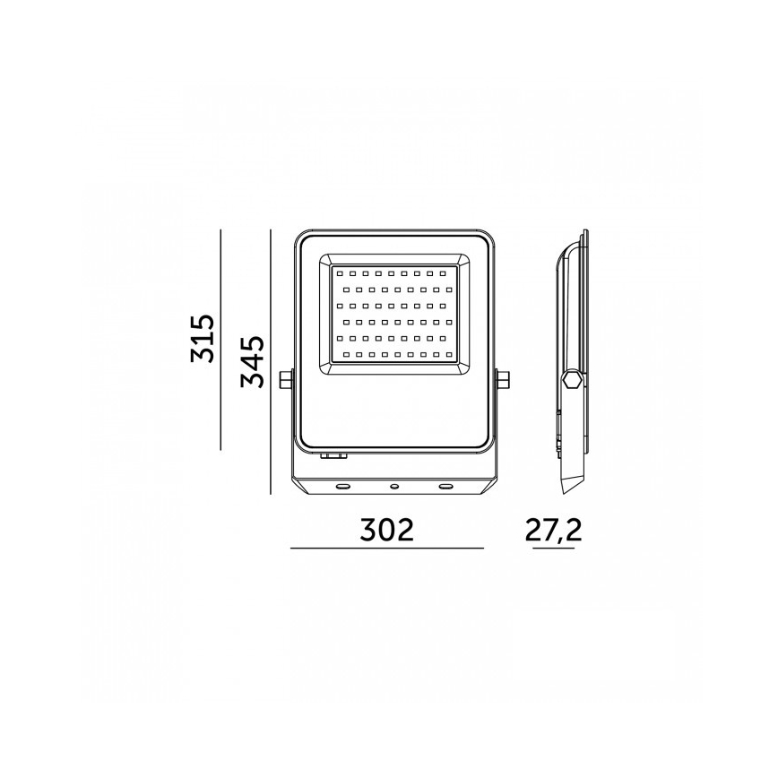 LED Reflektor ULSAN LED/200W/230V 4000K IP65
