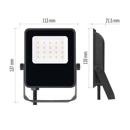 LED Reflektor VISIO LED/10W/230V 4000K IP65