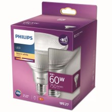 LED Reflektorová žárovka Philips E27/9W/230V 2700K