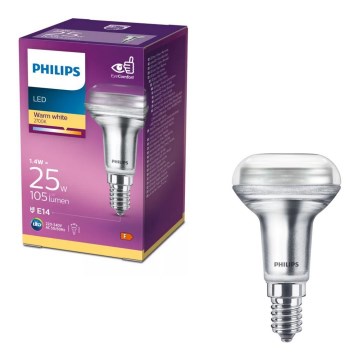 LED Reflektorová žárovka Philips R50 E14/1,4W/230V 2700K