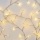 LED  řetěz 100xLED/3xAA 2,7m teplá bílá