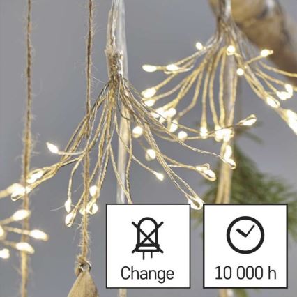 LED  řetěz 150xLED/5,35m teplá bílá