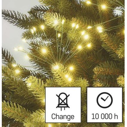 LED  řetěz 150xLED/5,35m teplá bílá