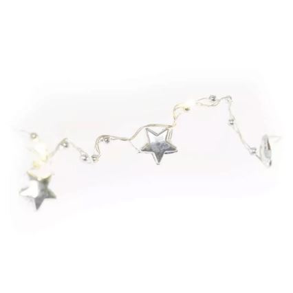 LED  řetěz 20xLED/2xAA 2,2 m teplá bílá