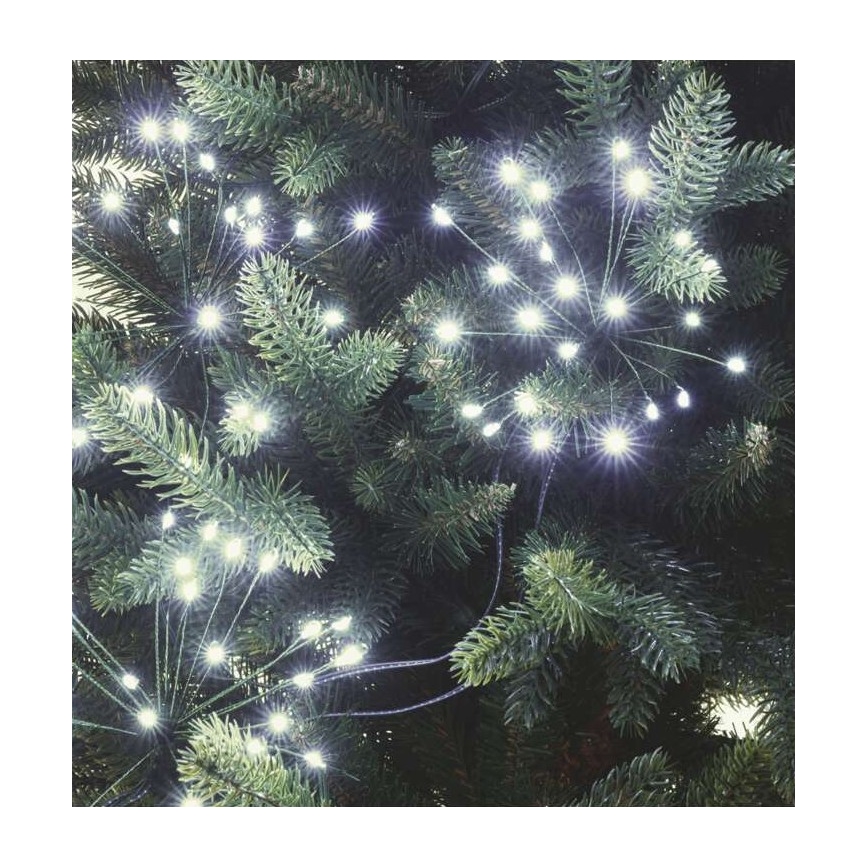 LED  řetěz 300xLED/8,2m studená bílá