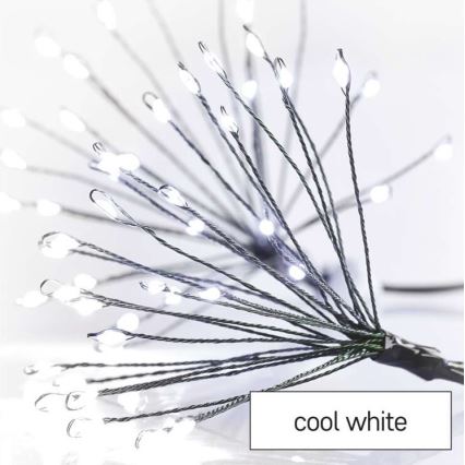 LED  řetěz 300xLED/8,2m studená bílá